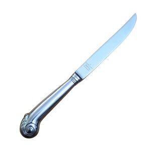 Kirk Stieff WILLIAMSBURG ROYAL SHELL  Pistol Handle Steak Knife Stainless